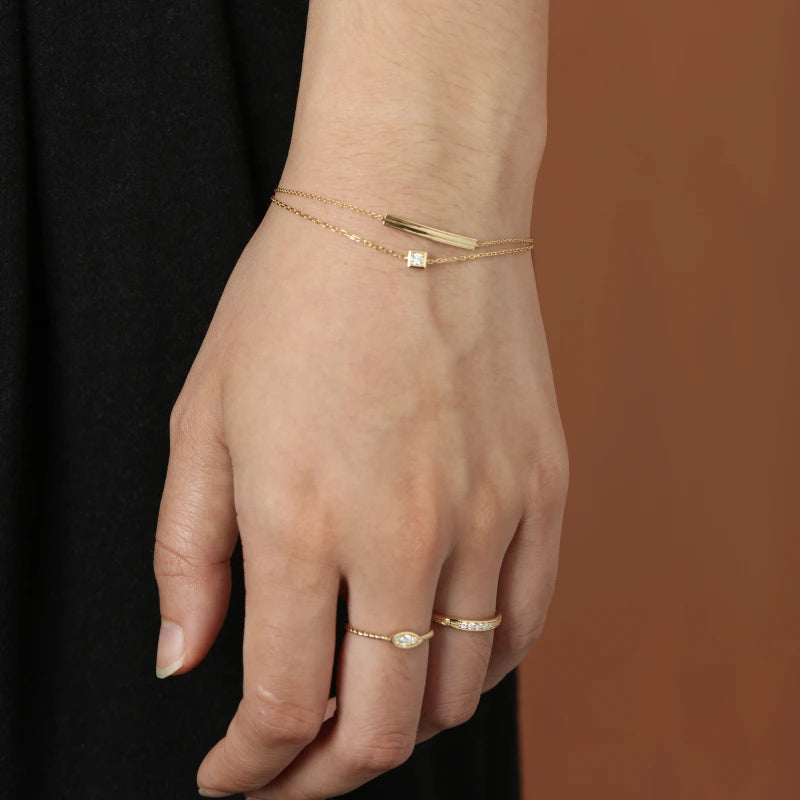 14K Horizon Gold Bracelet