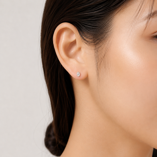 Sabine Oval Lab Grown Diamond Studs