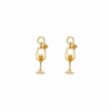 Citrine Champagne Charms in 14K Gold