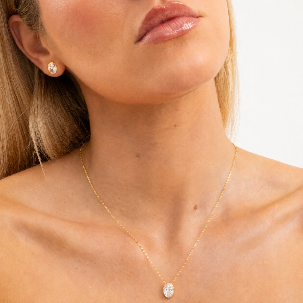 Sabine Oval Lab Grown Diamond Studs