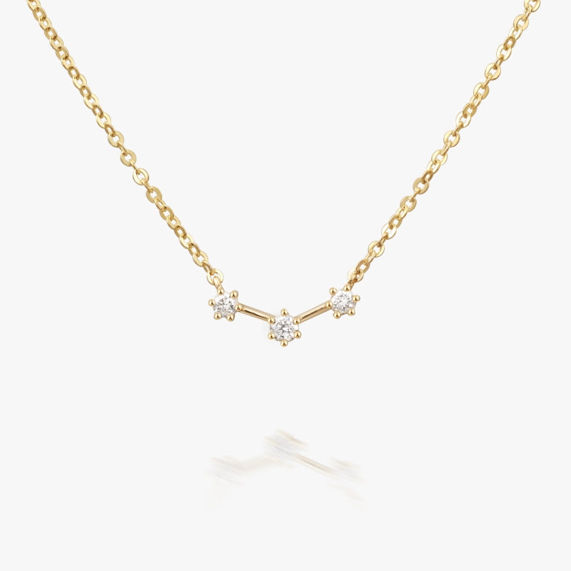 14K Constellation Diamond Necklace
