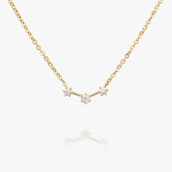 14K Constellation Diamond Necklace