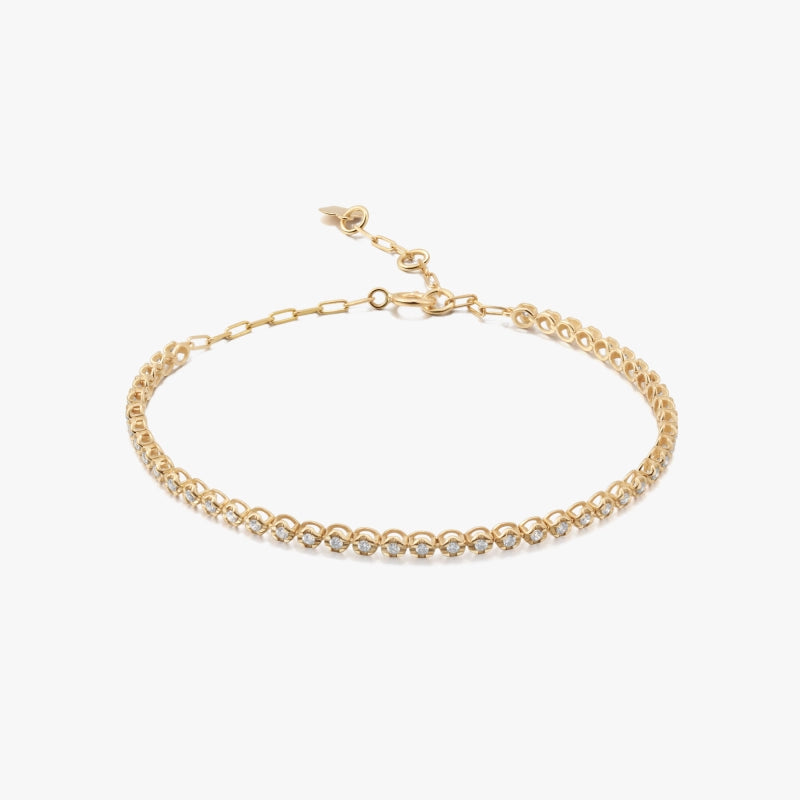 14K Radiance Diamond Bracelet