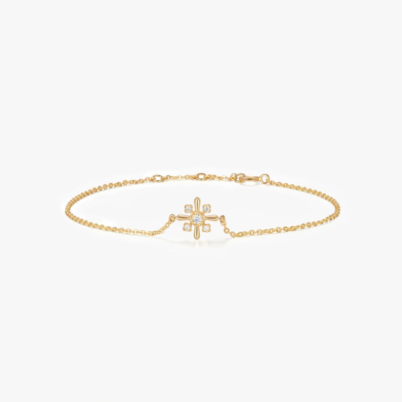 14K Starlight Diamond Bracelet