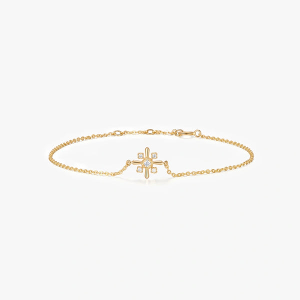 14K Starlight Diamond Bracelet