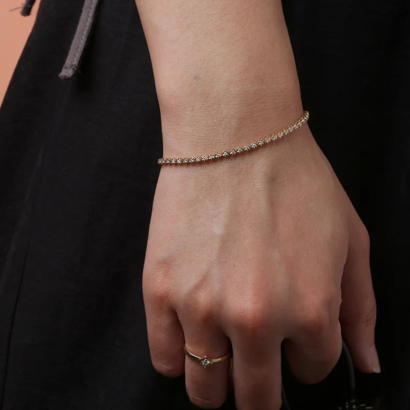 14K Radiance Diamond Bracelet