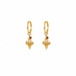 Ruby Desert Cactus Charm | 14K Yellow Gold