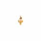 Ruby Desert Cactus Charm | 14K Yellow Gold