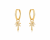 Diamond Palm Tree Charms in 14K Gold