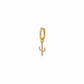 Diamond Cactus Charm | 14K Yellow Gold